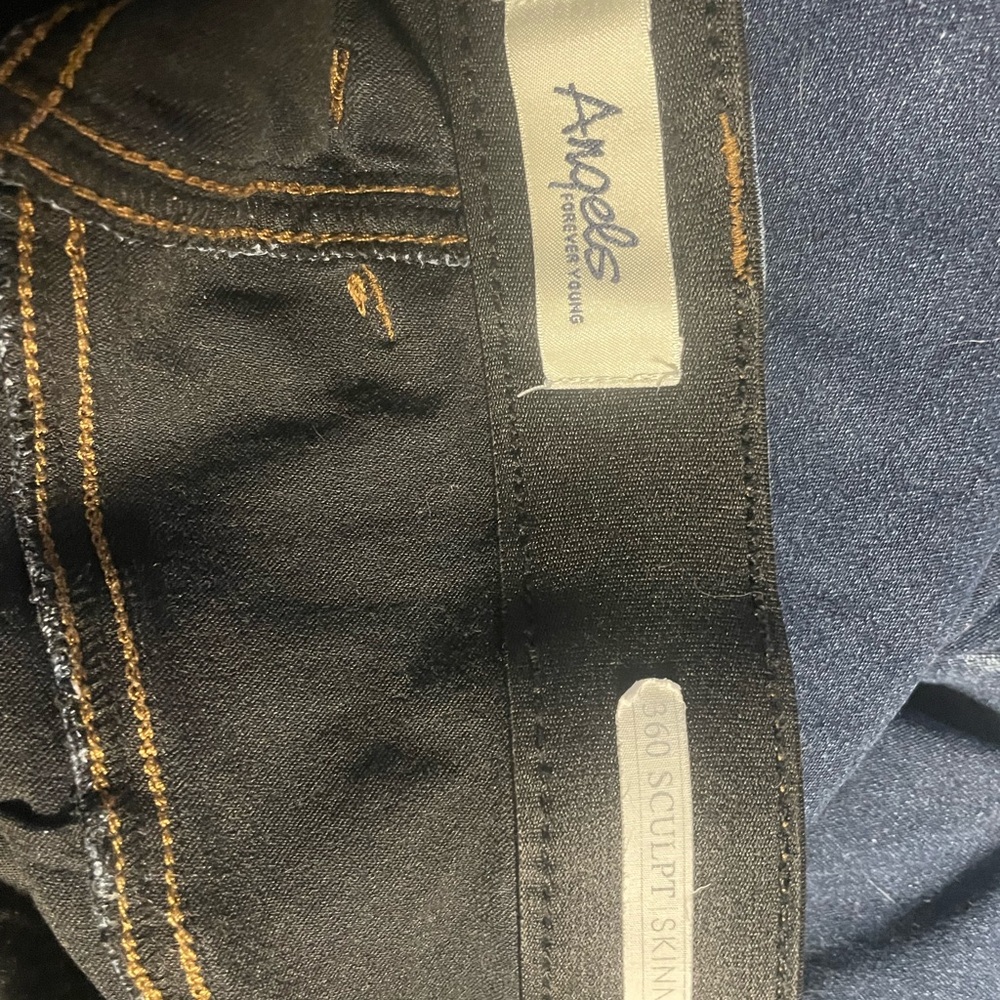 3 pair size 24 women’s plus jeans 2 pair Angels 1pair Elloquii